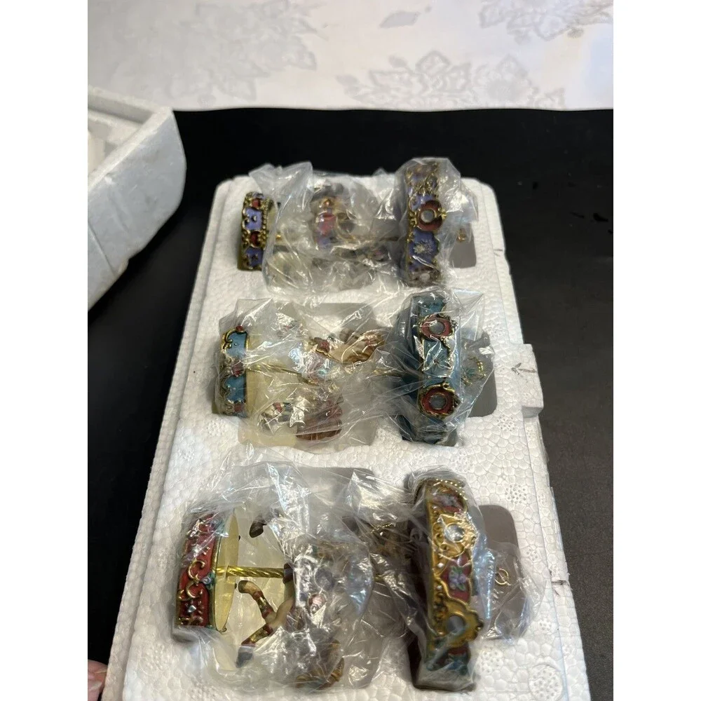 Bradford Edition Horse Carousels for All Seasons Ornaments 3pc NIB COA